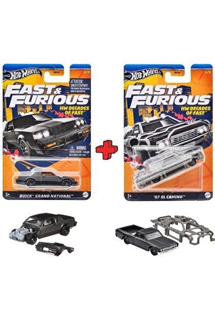 HOT WHEELS 2'li Set Fast & Furious Hızlı ve Öfkeli Özel Seri