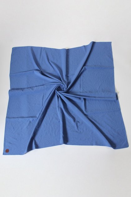 100x100 Cotton Jazz Scarf Blue