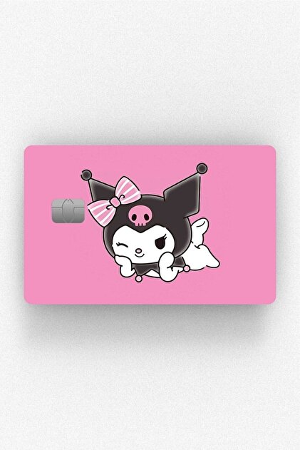 Namgo Kuromi Pembe Çipli/çipsiz Kart Stickerı Kaplama - Fiyatı