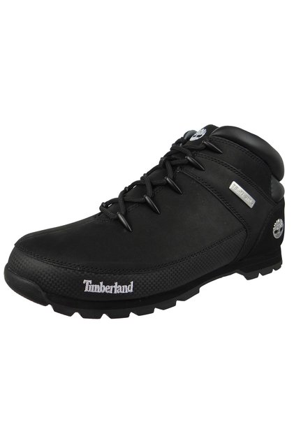 Euro Sprint Mid Hiker 6361R Herren Halbschuhe Halbschuhe Wanderschuhe Leder Schwarz Siyah Nubuk
