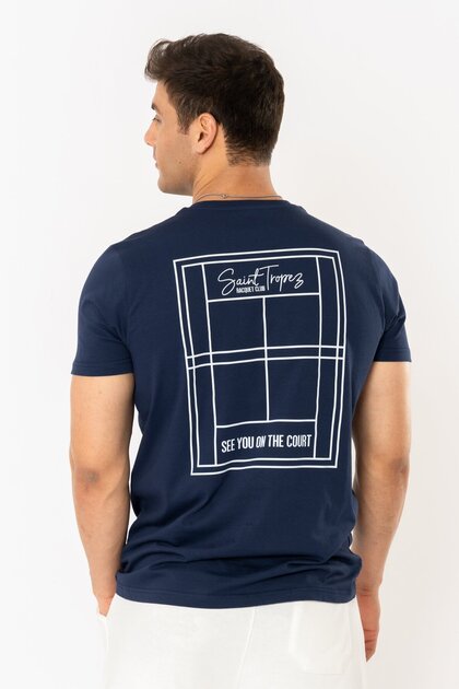 Court Regular T-Shirt Men - Navy Blue