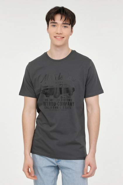 ML GANON 11WSH182 4FX Anthracite Men's Short Sleeve T-Shirt