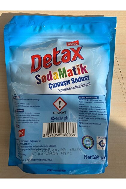 Detax Soda Matik Çamaşır Beyazlatma Kireç Önleyici - Fiyatı, Yorumları