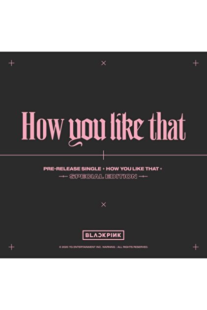 K-POP・アジア BLACKPINK THE ALBUM + How You Like That Blackpink - Special Edition Album (How You Like That) Fiyatı