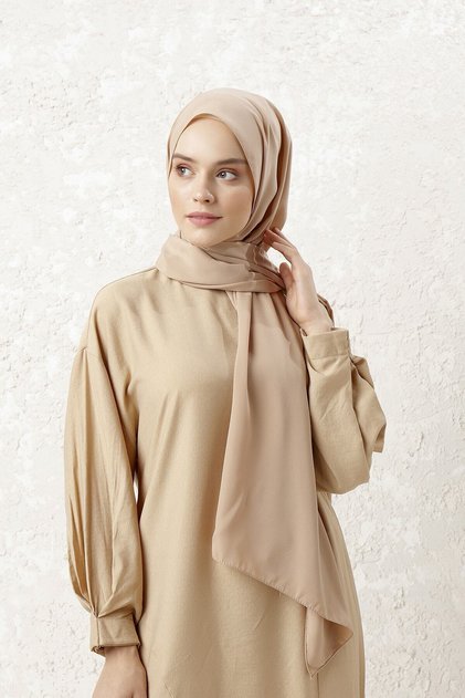 Women's Beige Medina Silk Shawl