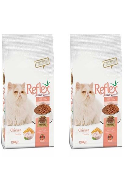 Reflex Kitten Tavuklu Yavru Kedi Maması 1,5 kg 2'li Set - 2