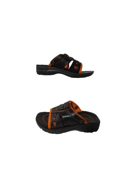Black OranGe Orthopedic Sole Daily Sandals for Boys - zlyy126-66