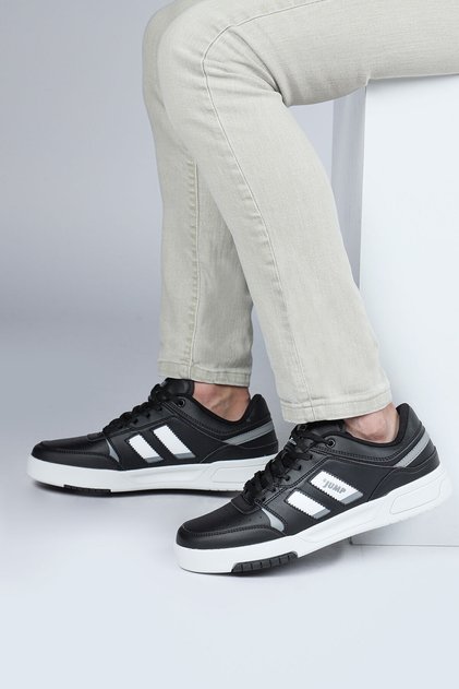 28693 Black - Gray Men's Sneaker Casual Sneakers