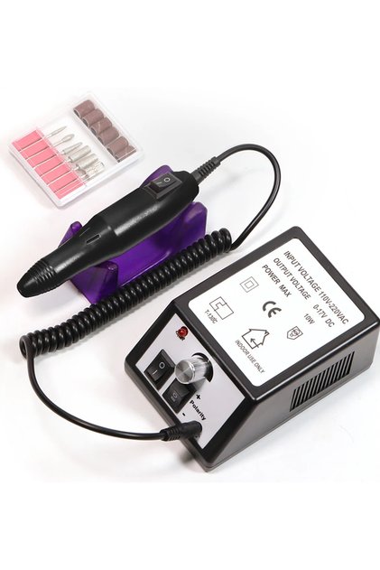 2025 Model Pro 2 Elektrikli Tırnak Törpü Makinesi Manikür Nail Drill Freze Makinesi 6 Başlıklı