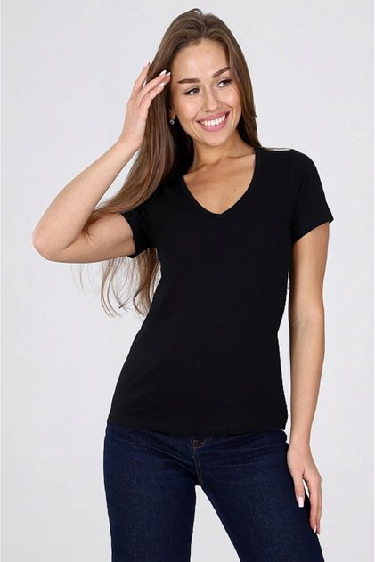 v-neck short sleeve full lycra badi