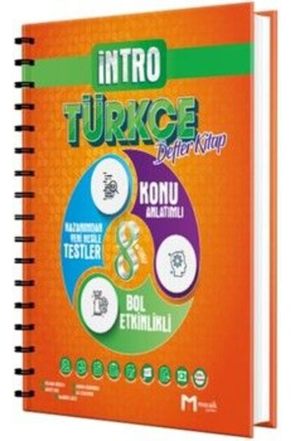 Mozaik Yayınları 8. Sınıf Türkçe Intro Defter Kitap - Fiyatı