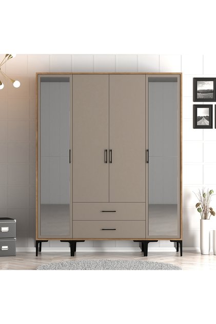 Kumsal 4 Kapılı Gardrop RTR - Atlas