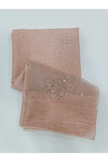 Taşlı Ithal Ipek Cotton Seri Şal Askısı Ve Hediyelik Seti Ile Birlikte 90x200 Cm