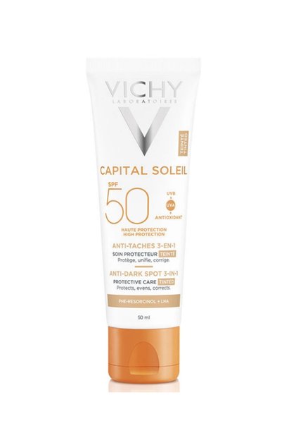 CAPITAL SOLEIL - Ultra High Protection Anti-Spot Face Cream - SPF 50+ 50ML