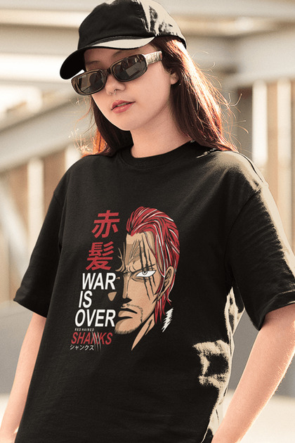 One Piece Shanks Black T-Shirt