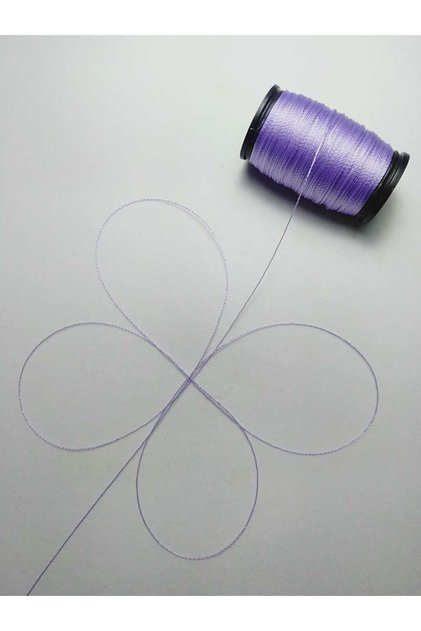 0.2 mm 60 Meters Rosary Rope Lilac Color (Thinest Rosary Rope)