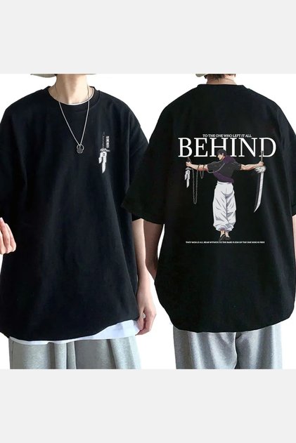 Anime Fushiguro Toji Behind T-Shirt