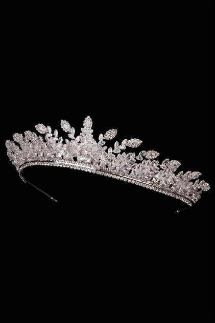 Zircon Henna Tiara, Zircon Tiara to Make Your Wedding Night Shine, Zircon Tiara for Brides