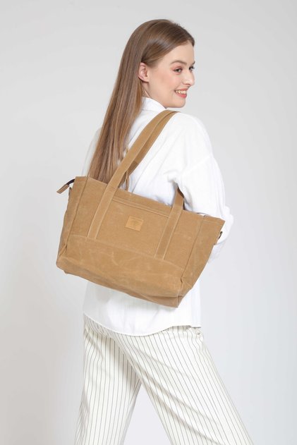 Vintage Canvas Waterproof Shoulder Bag with Extra Strap