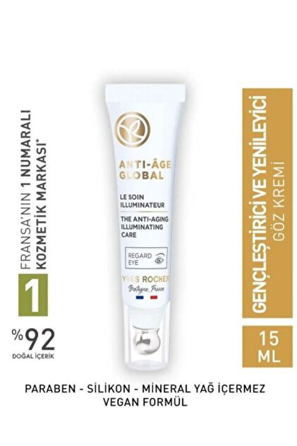Soin Illuminateur Regard Anti-Âge Yves Rocher - 15 Ml - Neuf - Valable Jusqu'à 07/2027