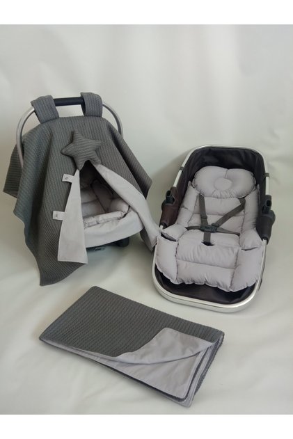 Reversible stroller cover, stroller cushion, stroller sheet, Blanket , and stroller pillow.