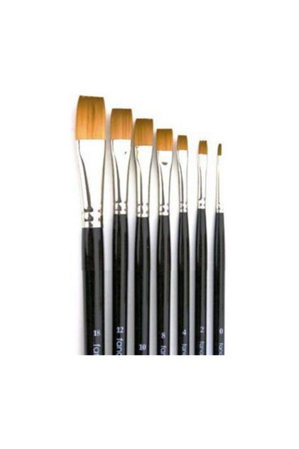 258 Hard Bristle Flat Brush No:20 1 Piece