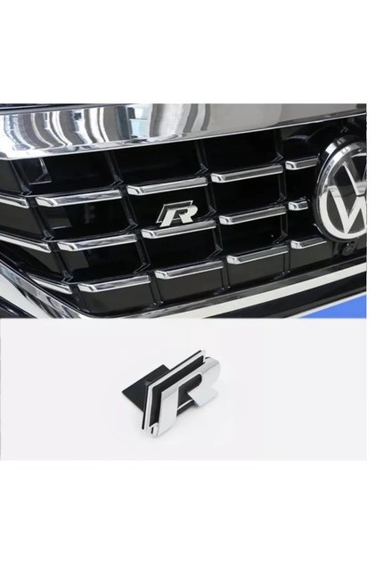 R Shutter Crest - Shutter Crest R Logo Designed for Passat B8