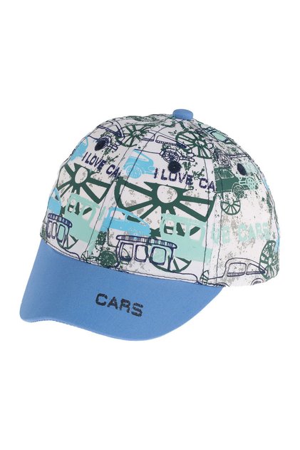 Boys' Cars Hat, 12-30 Months, Head Circumference 43-48 cm