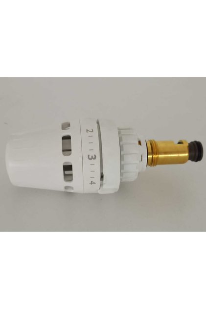 Uzun Tip Dıştan Contalı Termostatik Vana Çekirdeği +Kafa (Set) (013G0372++015G3690)