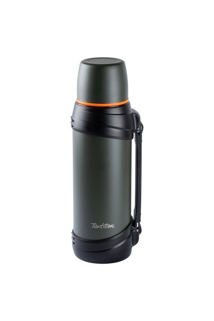 020-01-DARK GREEN STAINLESS STEEL HANDLE THERMOS 2.5LT