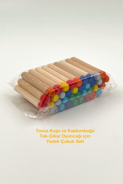 Colorful Kavela Set - Replacement Stick Compatible For Turtle, Peacock Toy