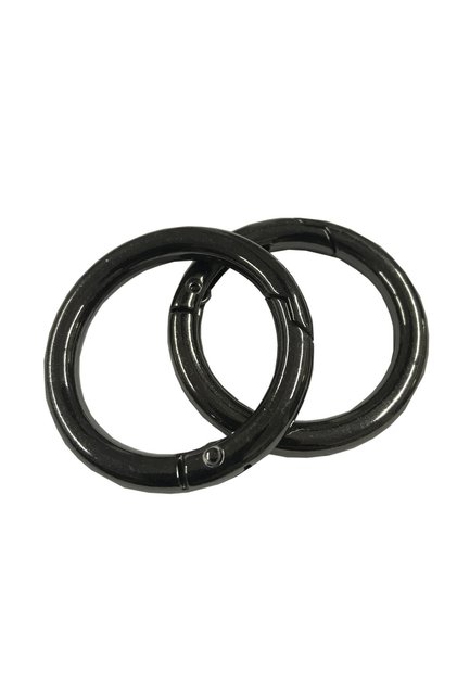 Spring Ring 3 cm (2 Pieces) Black