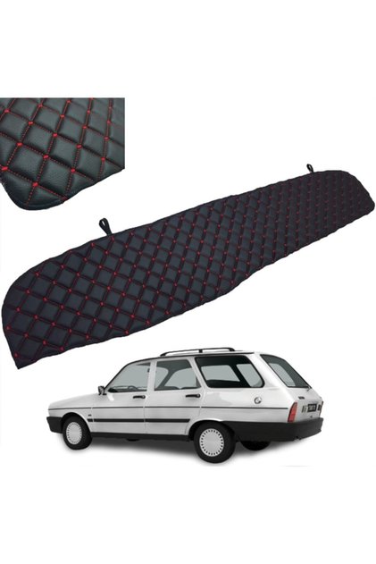 Renault Toros Stw Black-Red Faux Leather Chest Rug