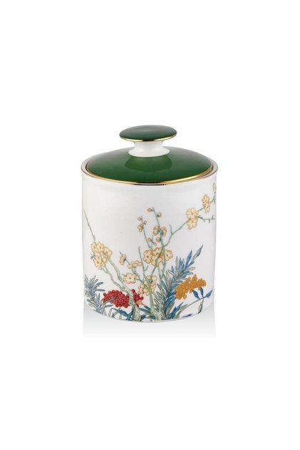 BLOSSOMS LARGE CANISTER WITH LID 12.5X16.5 CM
