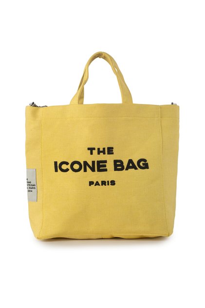 Icone Yellow the Icone Bag Paris Embroidered Tote Women's Handbag and Shoulder Bag