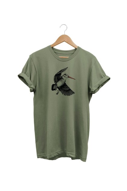 Widi Çulluk Printed Green T-Shirt