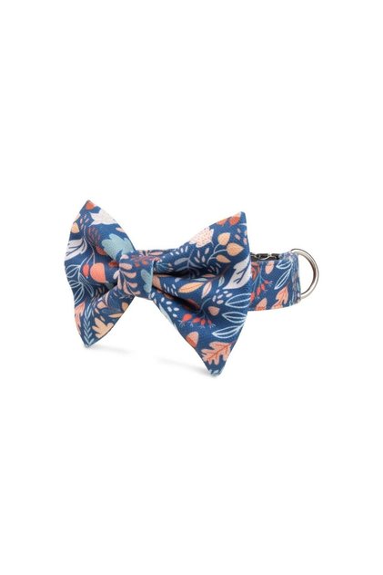Autumn Themed Bow Tie Dog Collar