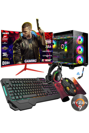 Zeiron Znx1177 Ryzen 9 5900x 32GB 1TB M.2 NVMe SSD RTX3060 12GB 24
