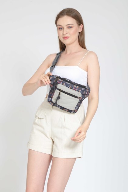 Rez Ethnic Authentic Bohemian Waist Bag Daily Travel Usable Large Volume