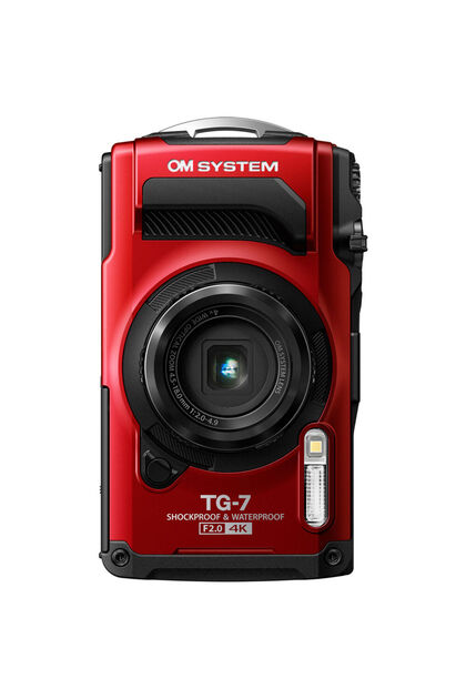 Olympus Om System Tough Tg-7 Sualtı Fotoğraf Makinası (KIRMIZI