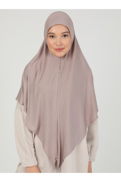 Zippered Viscose Hijab - St 099 (2909938)