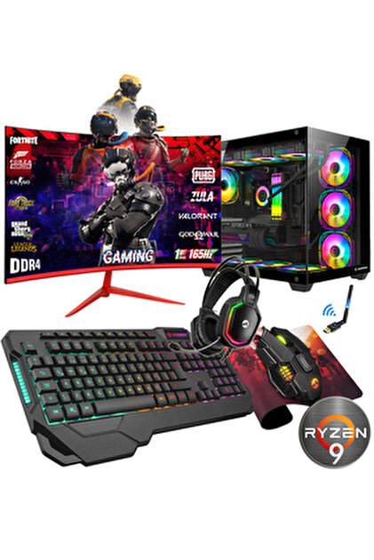 Zeiron Znx1158 Ryzen 9 5900x 16GB DDR4 512GB M2 NVMe SSD RTX3050