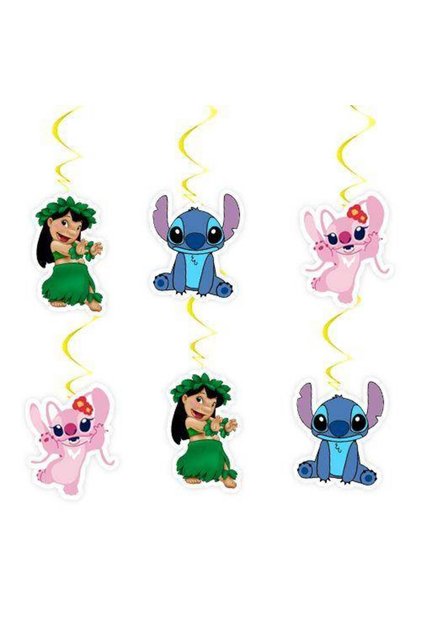 Lilo ve Stitch Asma Süs - 6 Adet