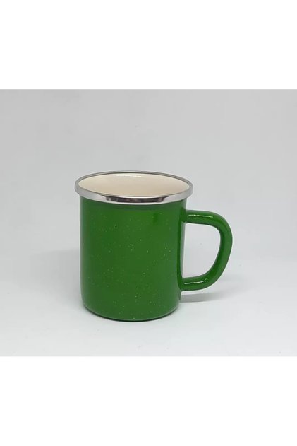 EMAYE EVİM 8 CM 330 ML YEŞİL EMAYE KUPA