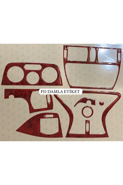 Fiat Brava, Marea Torpedo, Console, Trim, Chest Cover Set Mahogany Color