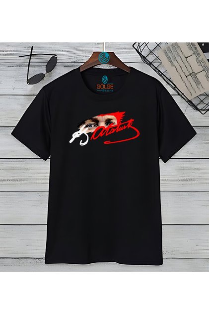Kemal Atatürk Autographed Chest Printed Oversize Unisex T-Shirt