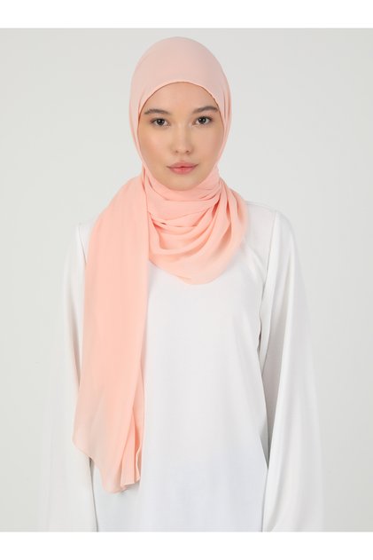 Premium Hijab Chiffon Fabric Shawl - St100 Yavruağzı (2910043)