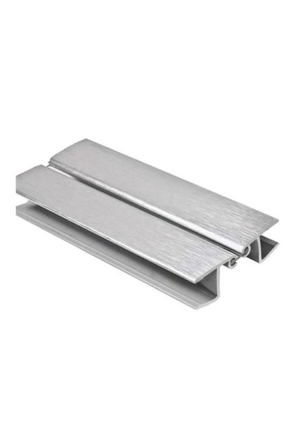Baza Pvc Aparat Köşe Dönüş 100mm Kaplamalı Alüminyum Silver