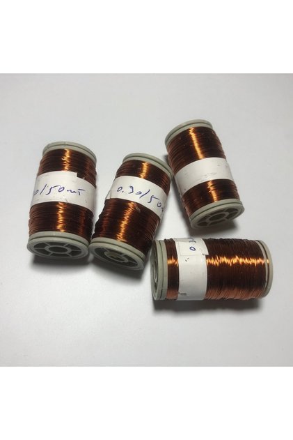 emaye kaplı bobin teli 0,30 mm kalınlık 50 metre