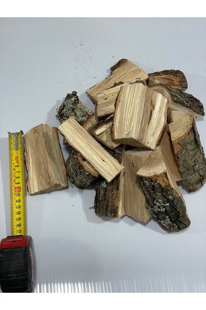 Çuvallı Mangal Semaver Ve Barbekü Için Meşe Odunu 3 Kg